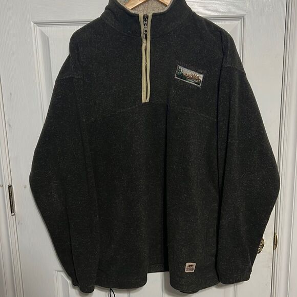 🔥Three Rivers Resort Colorado - HABITAT Brand 1/4 ZIP Pullover Thick Sweatshirt - Picture 1 of 13